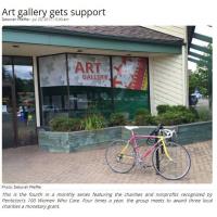 Art gallery gets support
